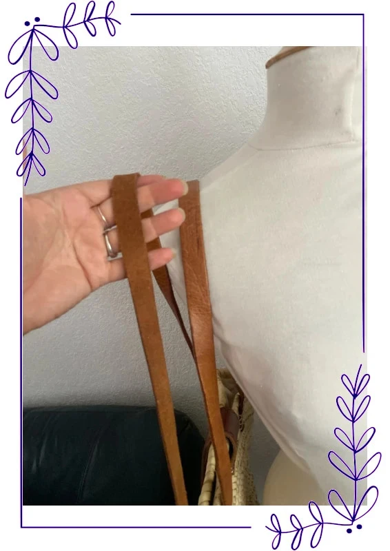 Gran bolso de mano, estilo paja espíritu, bohemio – photo 4